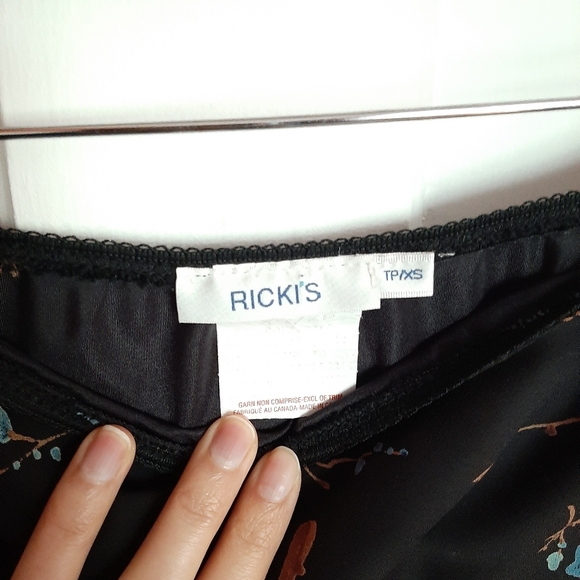 💙Floral Double Slit Skirt - Picture 5 of 7